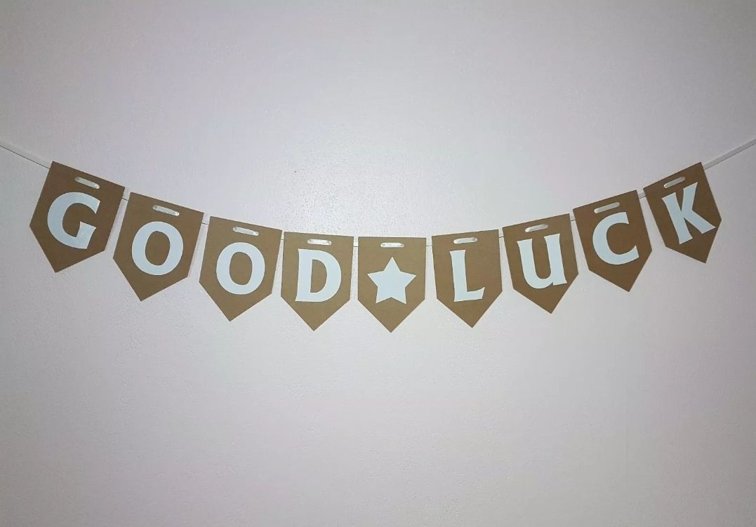 Good Luck Banner Template