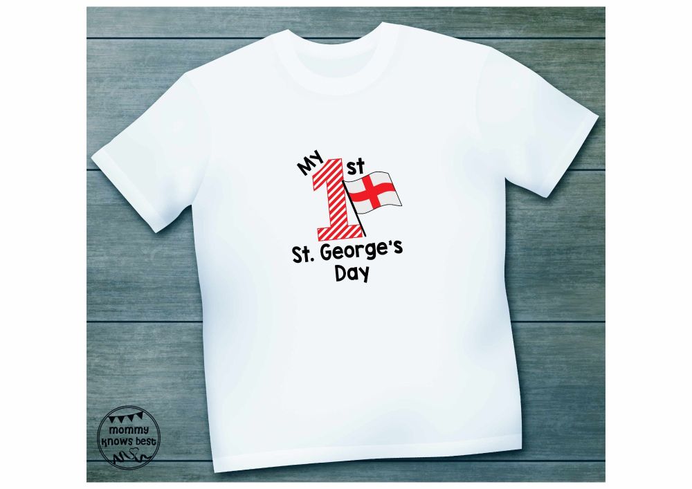 My First St George's Day Childrens Tshirt.