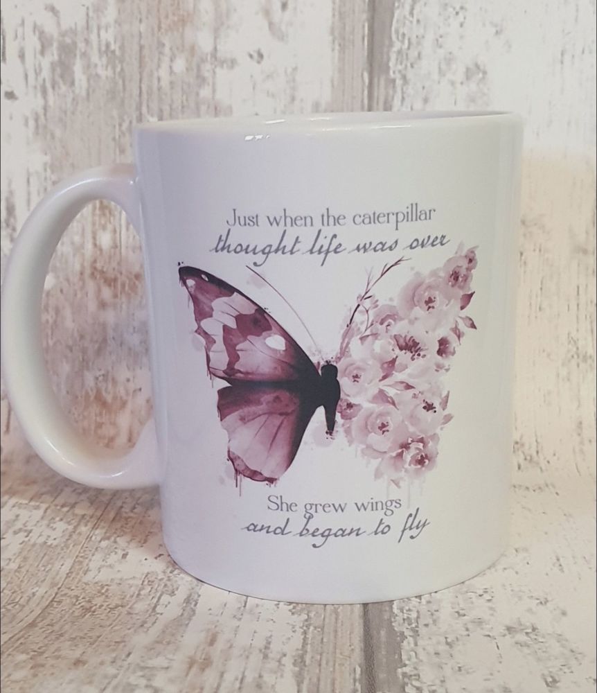 Butterfly motivational Mug  