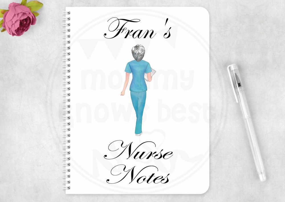 Notebook - personalised nurse note book