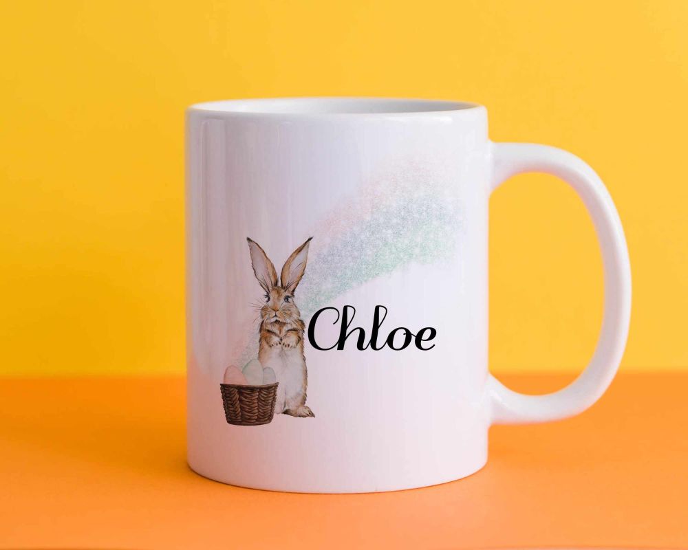 Children's Easter Bunny mugs 6oz Kids Unbreakable