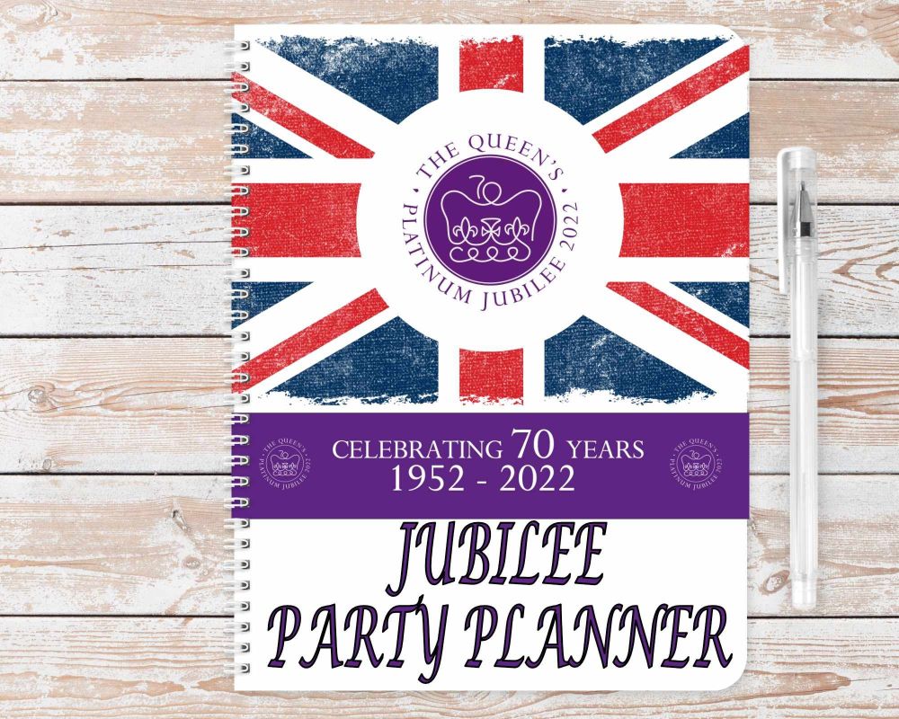 Queen Elizabeth II Notebook - Platinum Jubilee 70 years Celebrations Journal Jubliee Planner