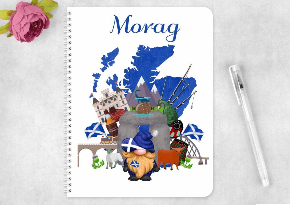 Scottish Notebook- Scotland eco friendly notepad / journal