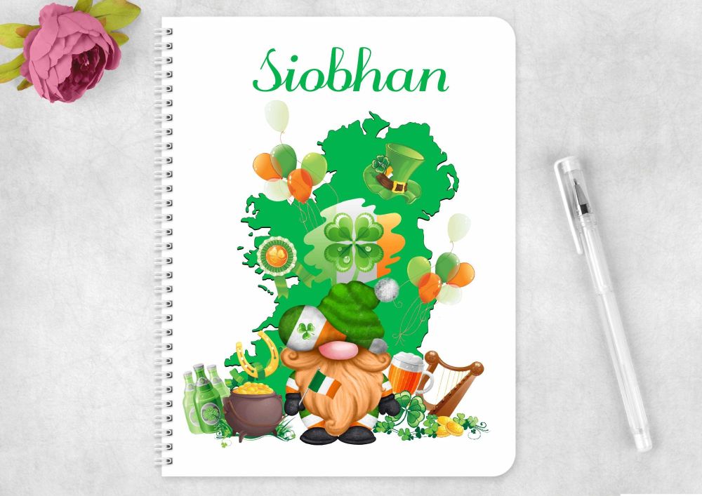 Irish Notebook- Ireland eco friendly notepad / journal