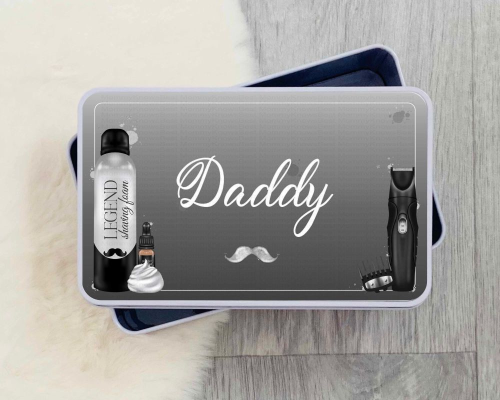 Daddy's Grooming Tin - Mens grooming Gift