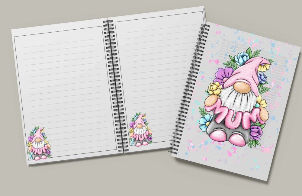 Mum Gonk notebook notepad / journal