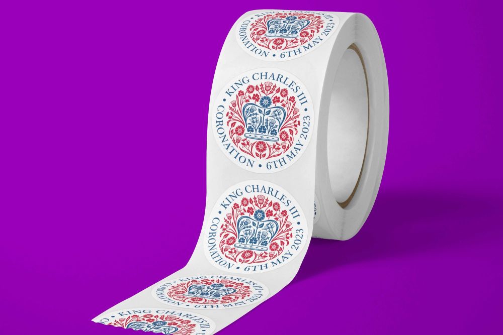 King Charles III 3rd Stickers - Official logo