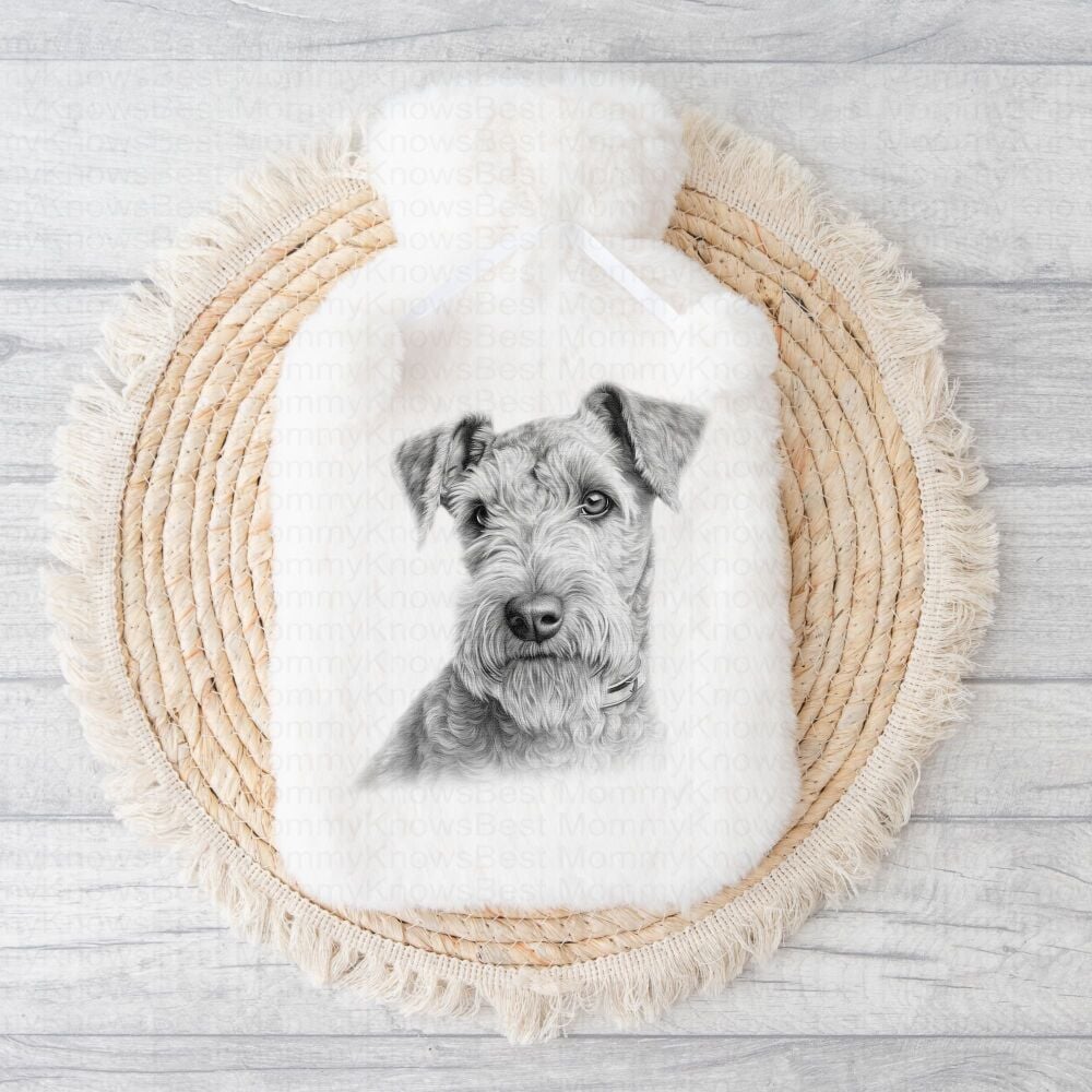 Lakeland Terrier Hot Water Bottle Gift Christmas Present