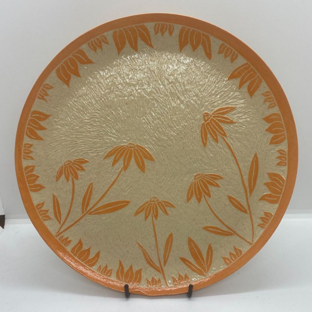 Medium Decorative Plate - Daisy