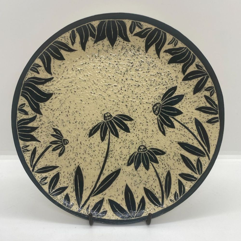 Small Decorative Plate - Daisy