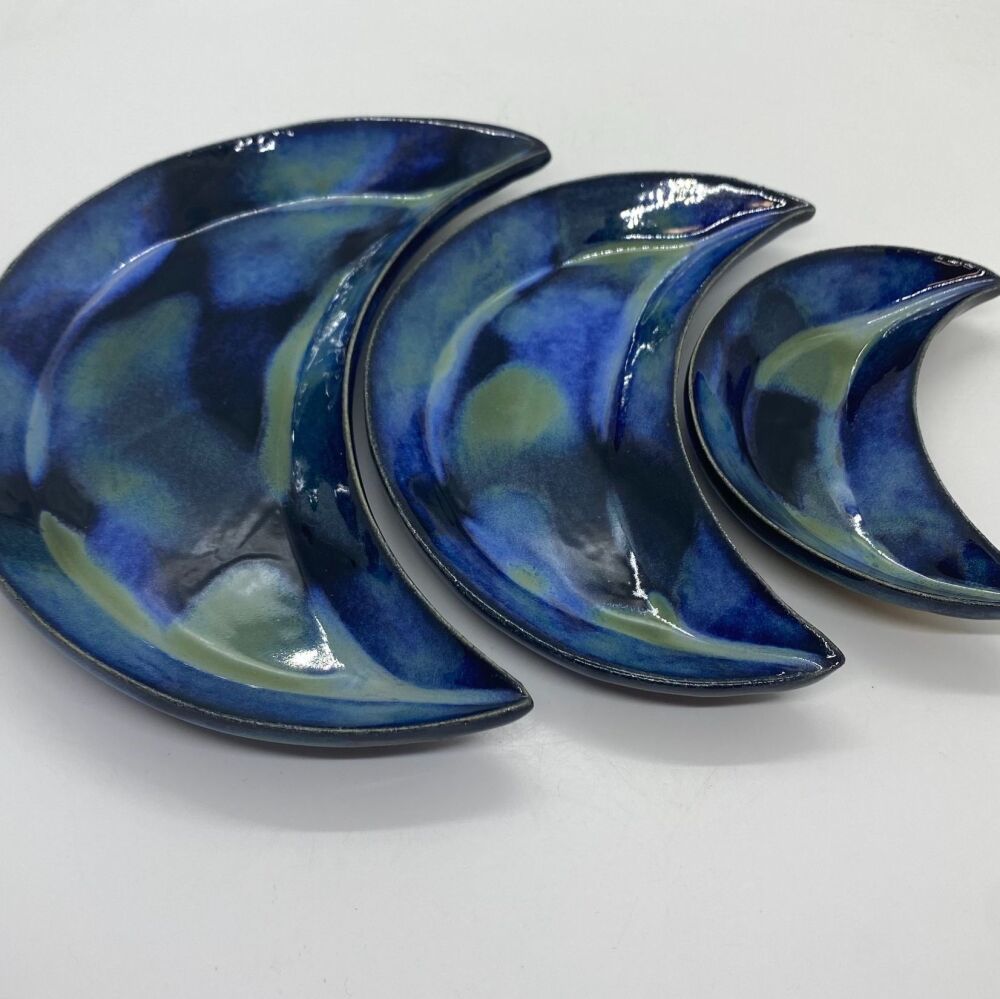 Set of 3 Moon Dishes