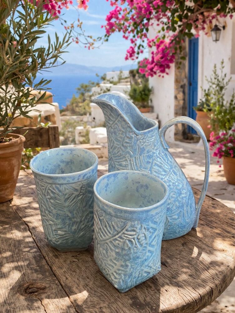 Carafe & drinking cups