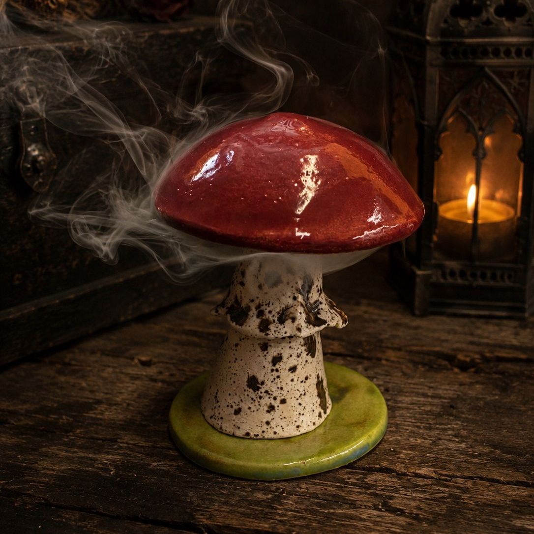 Smoking mushroom - maroon