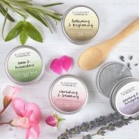 Four Travel Tins Clay Face Mask or Scrubs