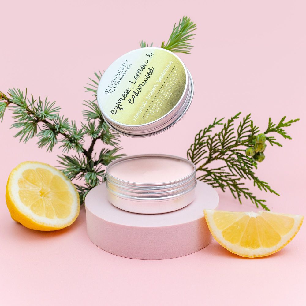 Cypress, Lemon & Cedarwood Natural Cream Deodorant