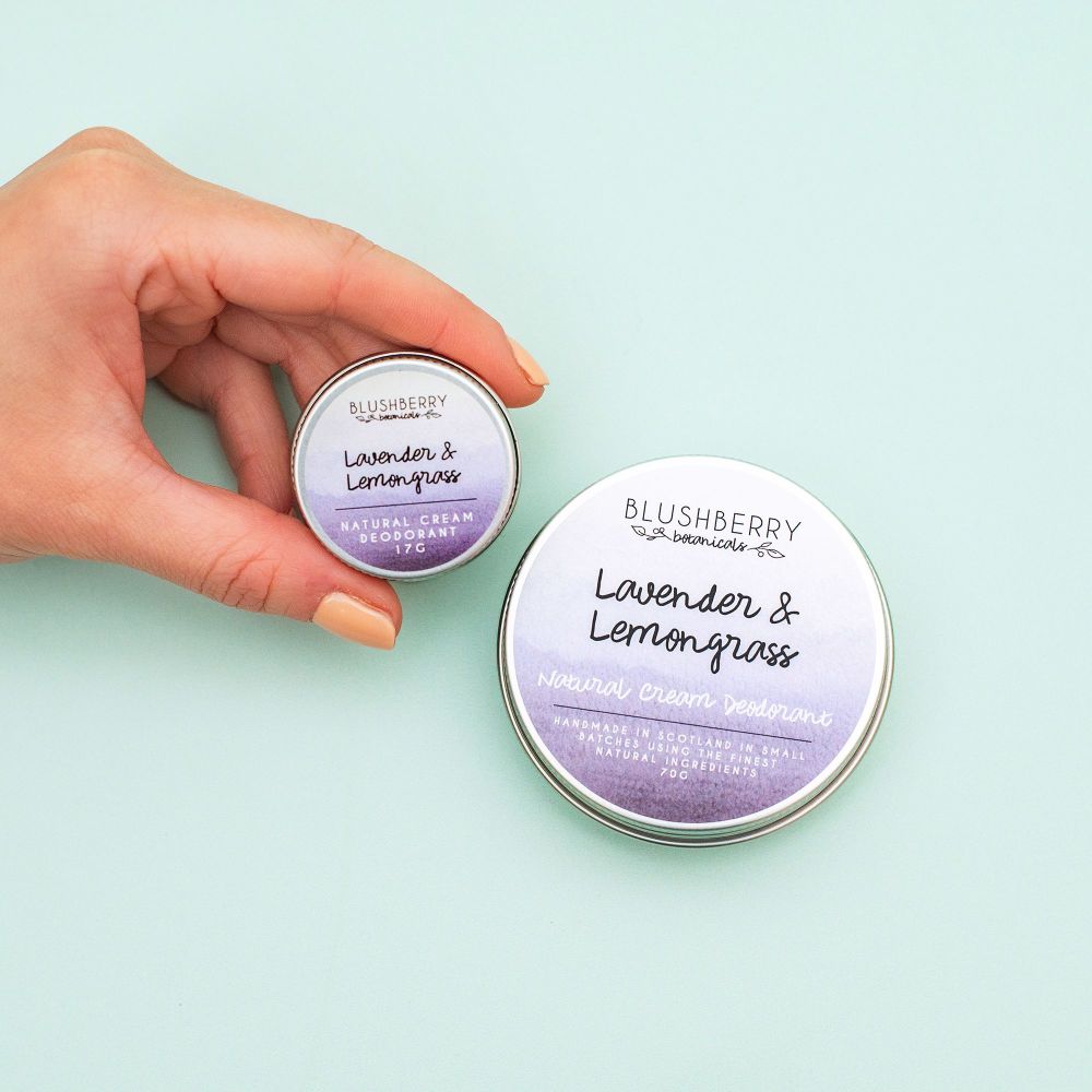 Two 70g Natural Cream Deodorants