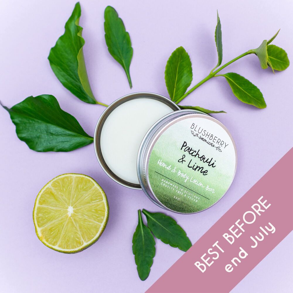 BBE July: Patchouli & Lime Hand & Body Lotion Bar