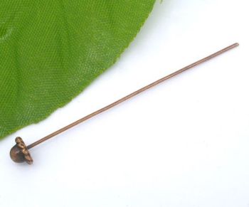 Antique Copper Decorative Head Pins