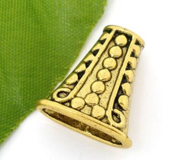 Dot Pattern End Caps 19mm x 17mm