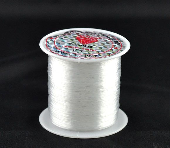 Clear Beading Strong Cord 0.4mm x 70m Nylon Filament