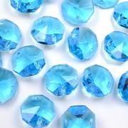 Aquamarine Octagon Bead 14mm