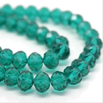 Emerald Faceted Rondelle Bead