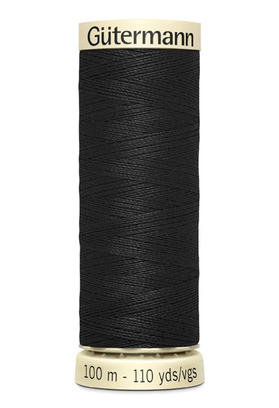 Gütermann Sew All Thread - Black - 000