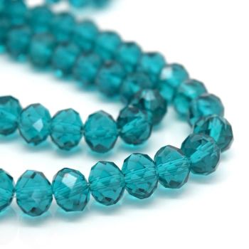 Turquoise Faceted Rondelle Bead - From £1.50 per string