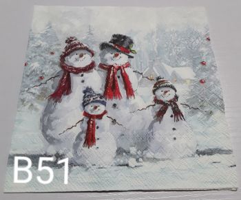 B51 - Snowman Family