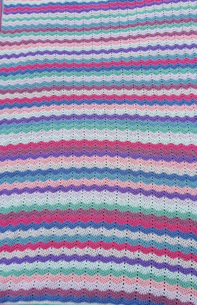 Vintage Ripple Blanket Pattern