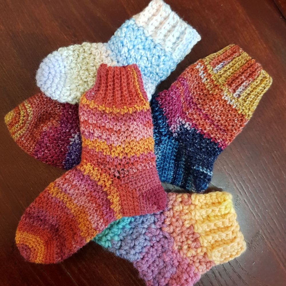 Brilliant Basic Crochet Sock Pattern - Digital Download