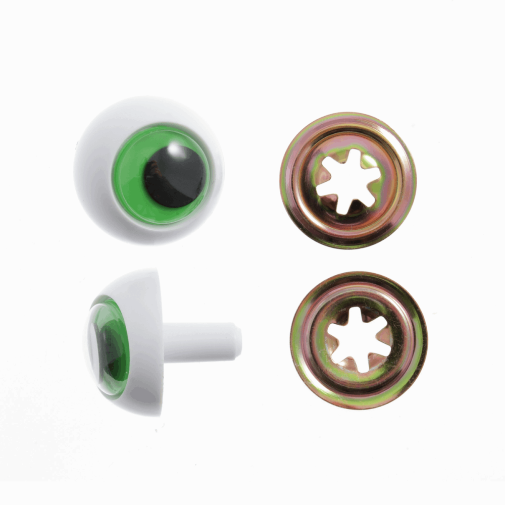 Green Frog Toy Eyes