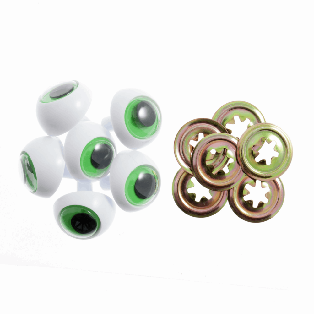 Green Frog Toy Eyes