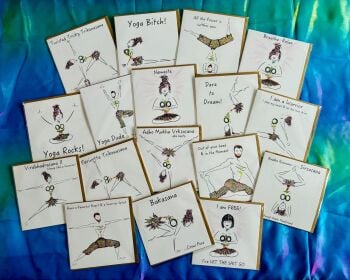 10 Yoga Cards Bundle | Random Selection