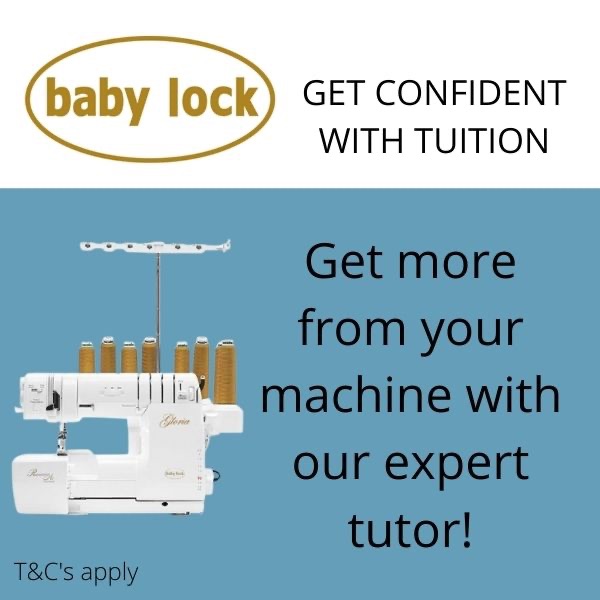 tuition with our baby lock expert