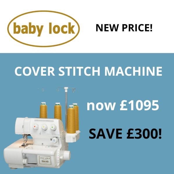 baby lock cover stitch machine new reduced price
