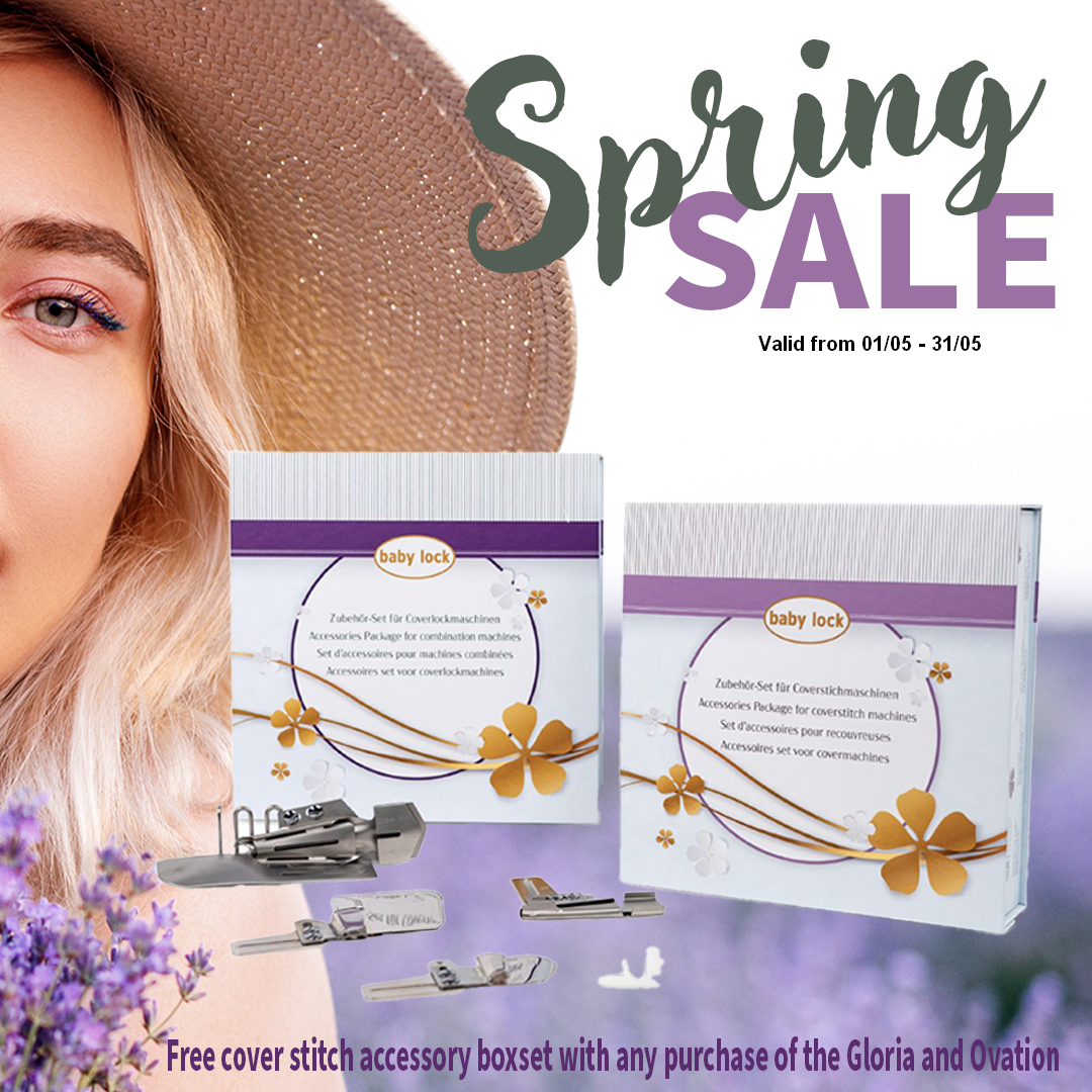 free accessory set with the Gloria and Ovation during May