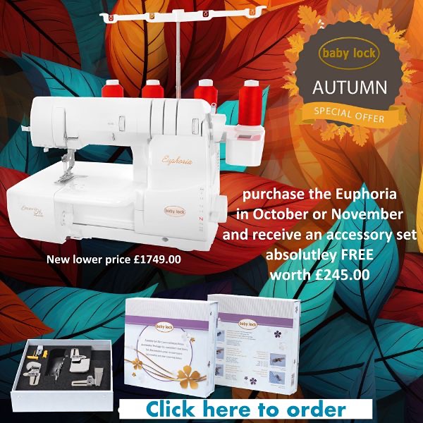 baby lock Euphoria Autumn special offer