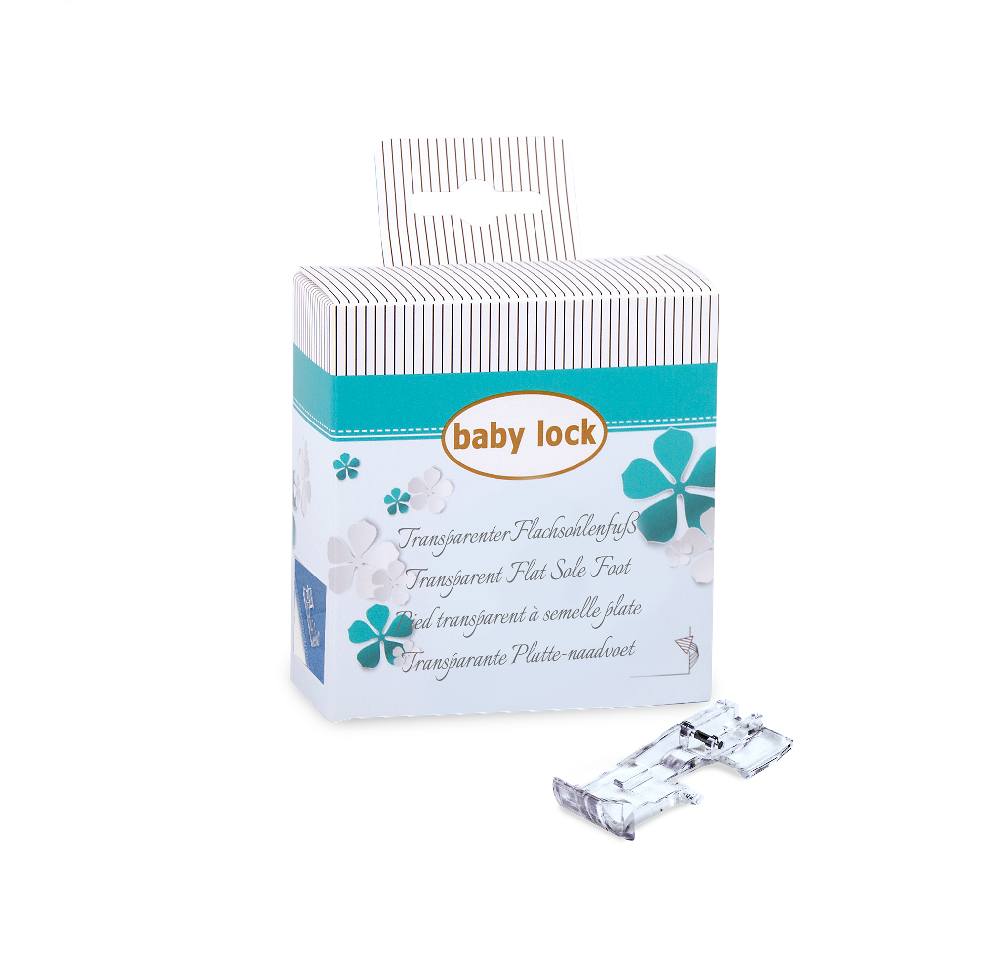 baby lock transparent flat sole foot - baby lock shop.png