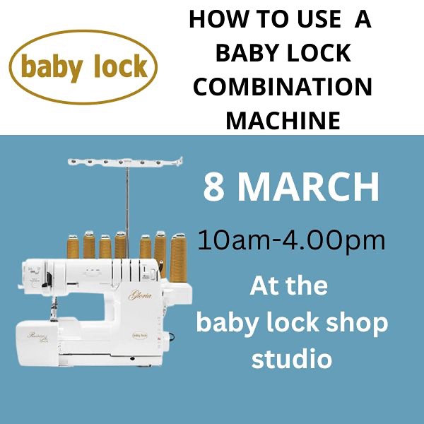 HOW TO USE A BABY LOCK COMBINATION MACHINE