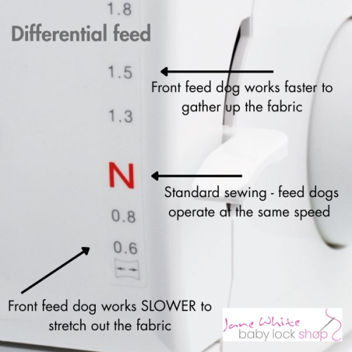 baby lock differential feed