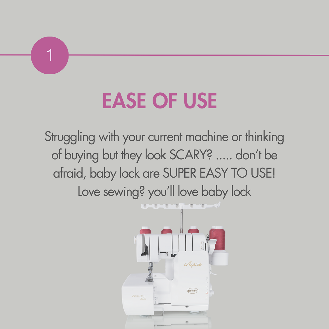5 reasons by by baby lock from the baby lock shop