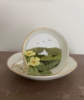A View Through A Teacup - Primroses