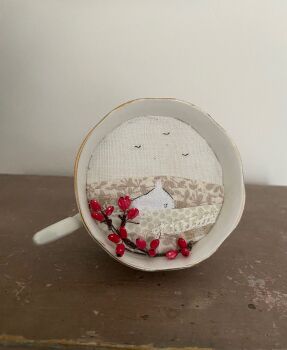 A View Through A Teacup - Winter Berries
