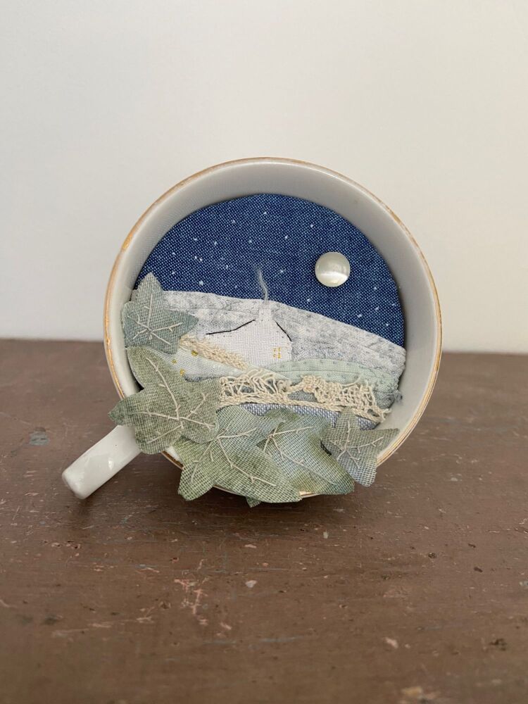 A View Through A Teacup - Starry Night