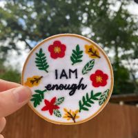 I Am Enough Iron-On Patch