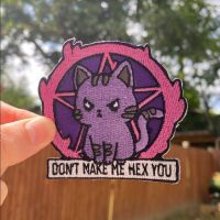 Don't Make Me Hex You Cat Witchcraft Iron-On Patch