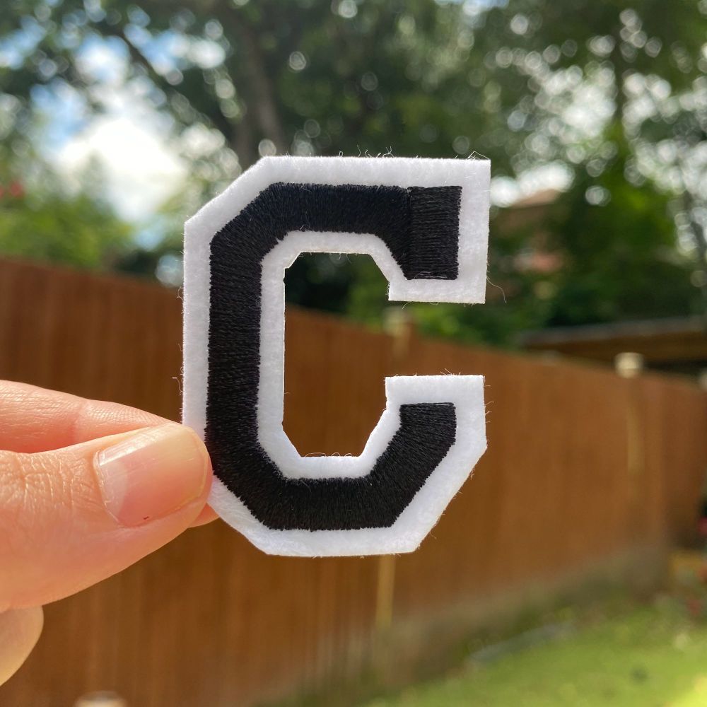 C - Iron On Letter Patch