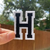 H - Iron On Letter Patch
