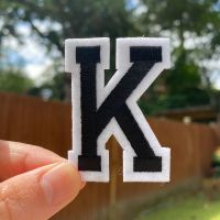 K - Iron On Letter Patch